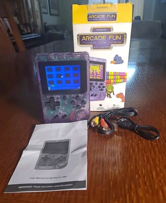 Built-in 200+ Classic Games Handheld Retro Video Game Console ~ 