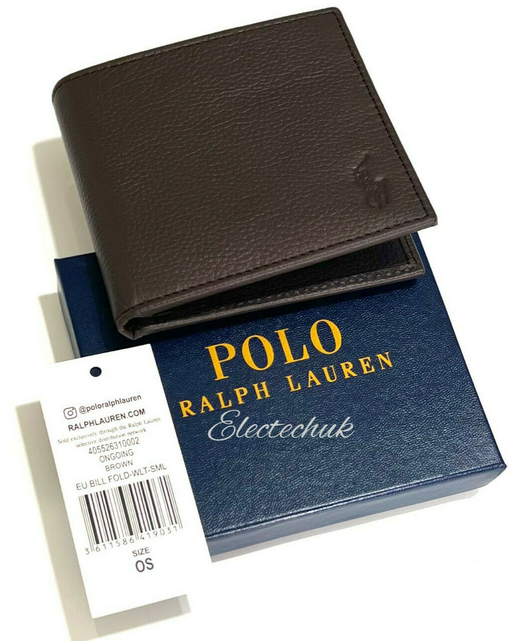 Polo Ralph Lauren Mens Bifold Leather 8 Card & Bill Slim Polo Ralph Lauren Mens Bifold Leather 8 Card & Bill Slim