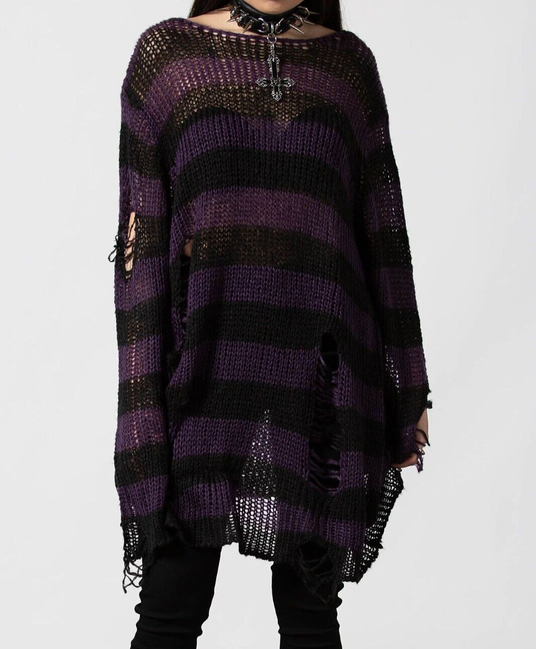 *p(R)ojectR® Heart P knit 即完売品 XL Killstar Graph Knit Sweater Distressed Goth Alternative