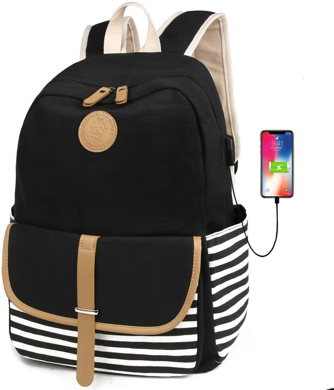 FLYMEI Cute Backpack for Teen Girls, Lightweight School Bookbag 15.6'' Laptop Ba