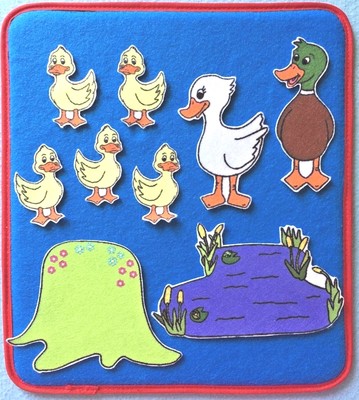 Five Little Ducks  Felt / Flannel Board Set 