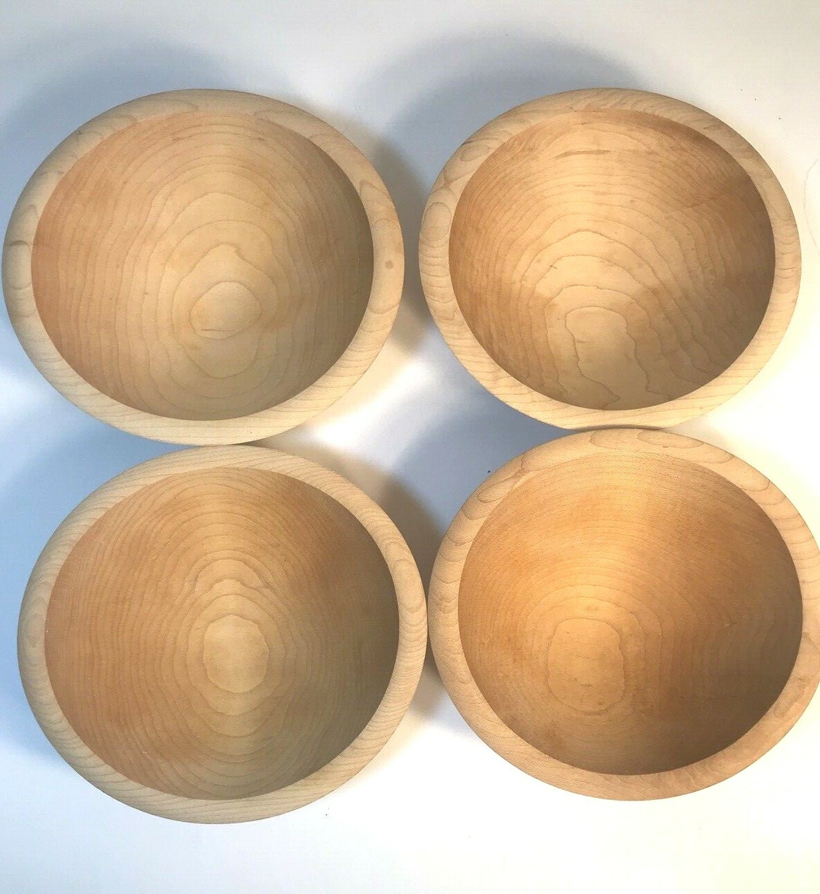 Set of 4 Granville Company Wooden 6 3/4