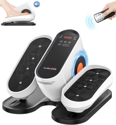 HJDFGSS Under Desk Elliptical Machine, Electric Ellipse Leg Exerciser While Sitt