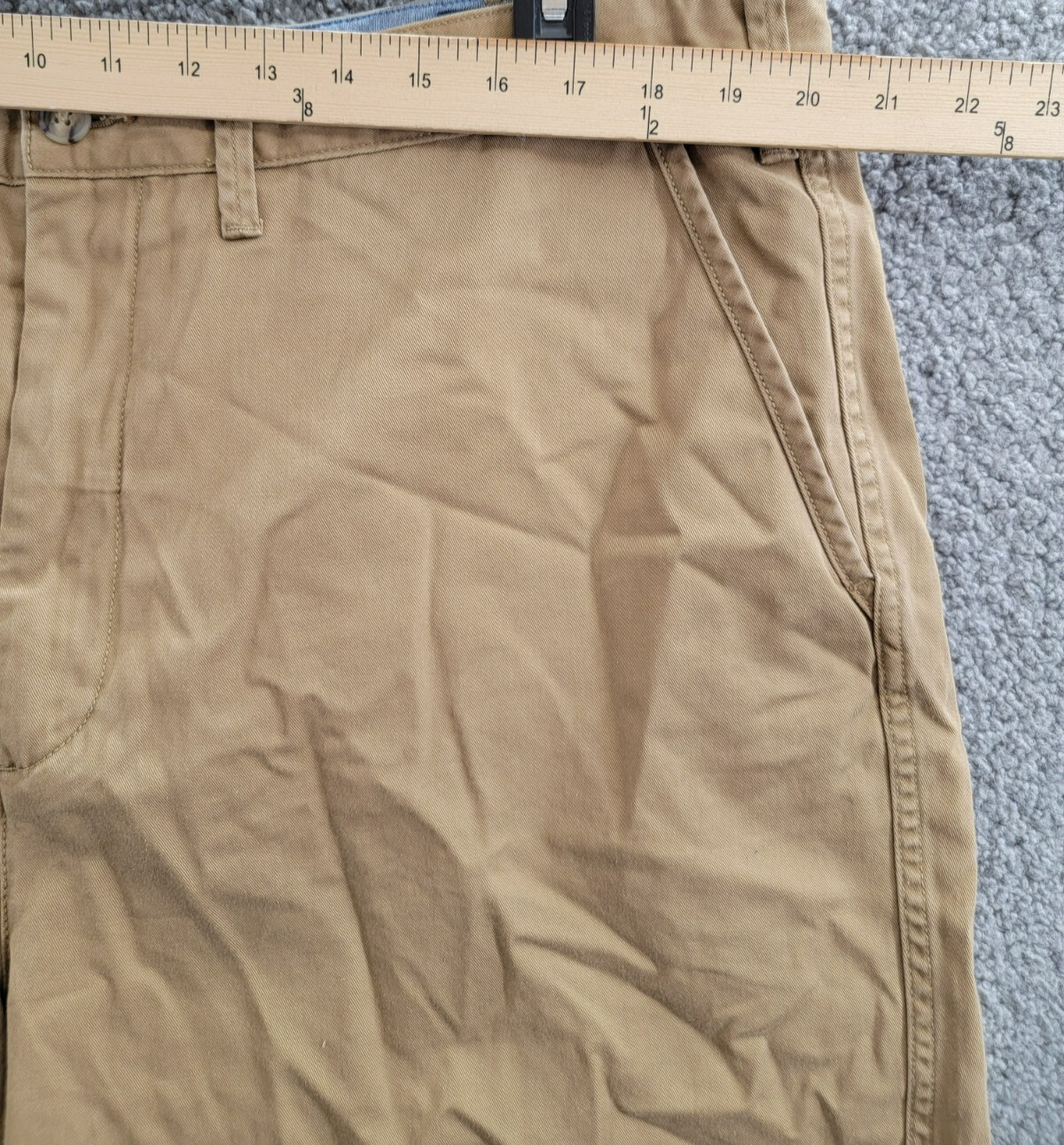 Polo Ralph Lauren 8-Inch Relaxed Fit Chino Shorts Men's 40 Sandsurf Button Zip - Picture 5 of 18