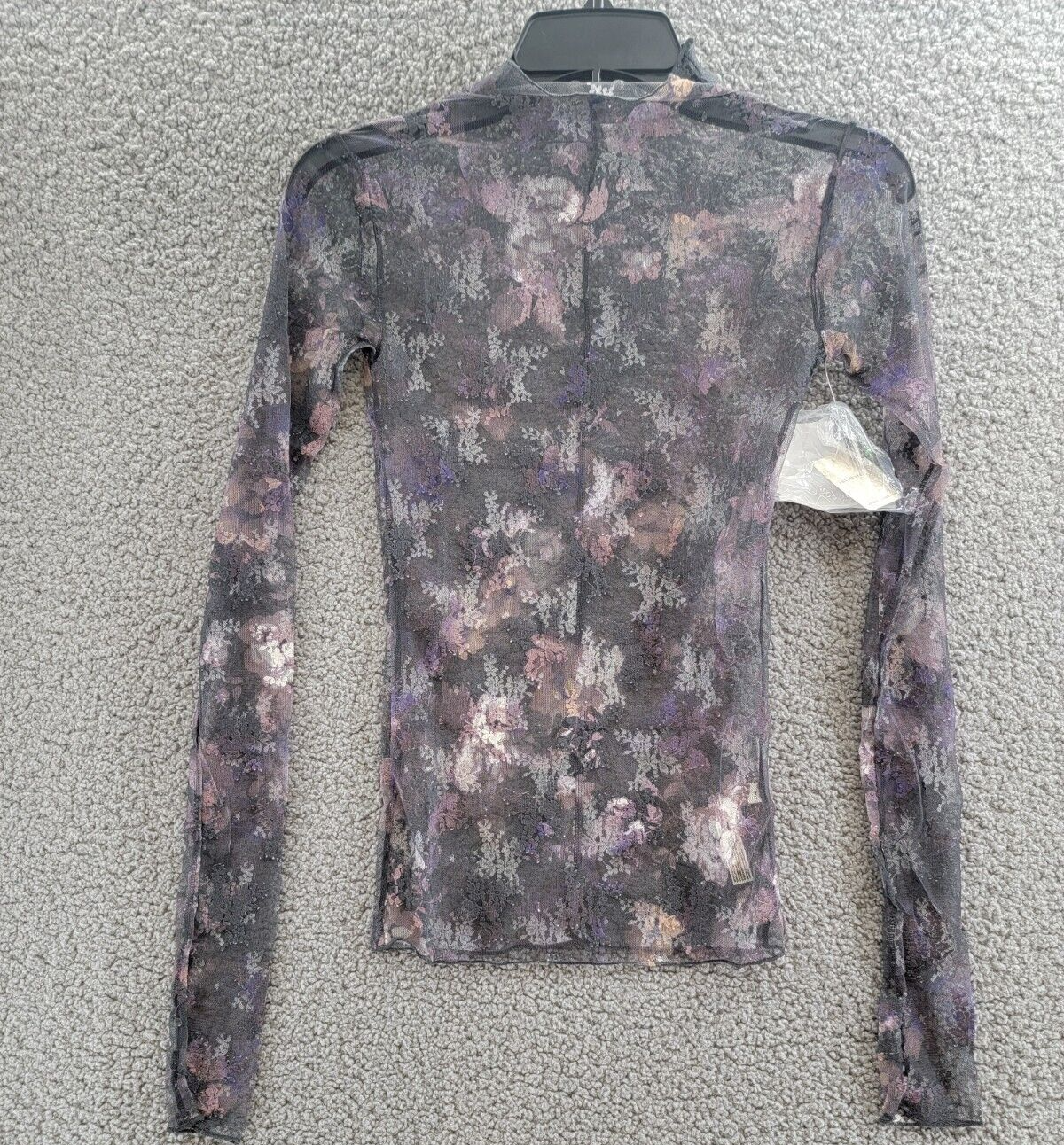 Free People Printed Lady Lux Layering Top Women's XS Night Sky Combo Pullover - Picture 2 of 15