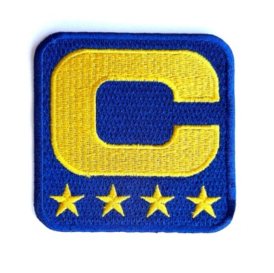 NFL Buffalo Bills Josh Allen Captain C Patch 2023-24 Season Gold C