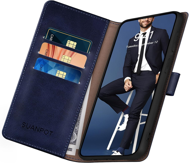 for Samsung Galaxy S24 FE Wallet case with RFID Blocking Credit Card Holder,Flip