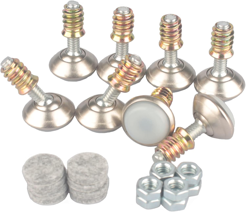 Leveling Legs 1/4-20 Nut Inserts Kits for Table Chair Cabinet Sofa Furniture