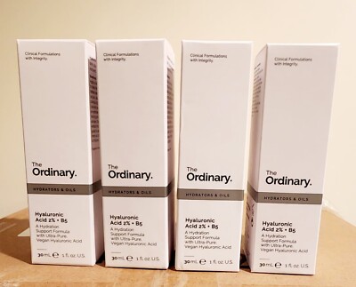 The Ordinary Hyaluronic Acid 2% + B5 Moisturizing Serum - 4pc  30ml