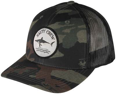 

Кепка Salty Crew Bruce Retro Trucker, камуфляж Salty, новинка, Camo