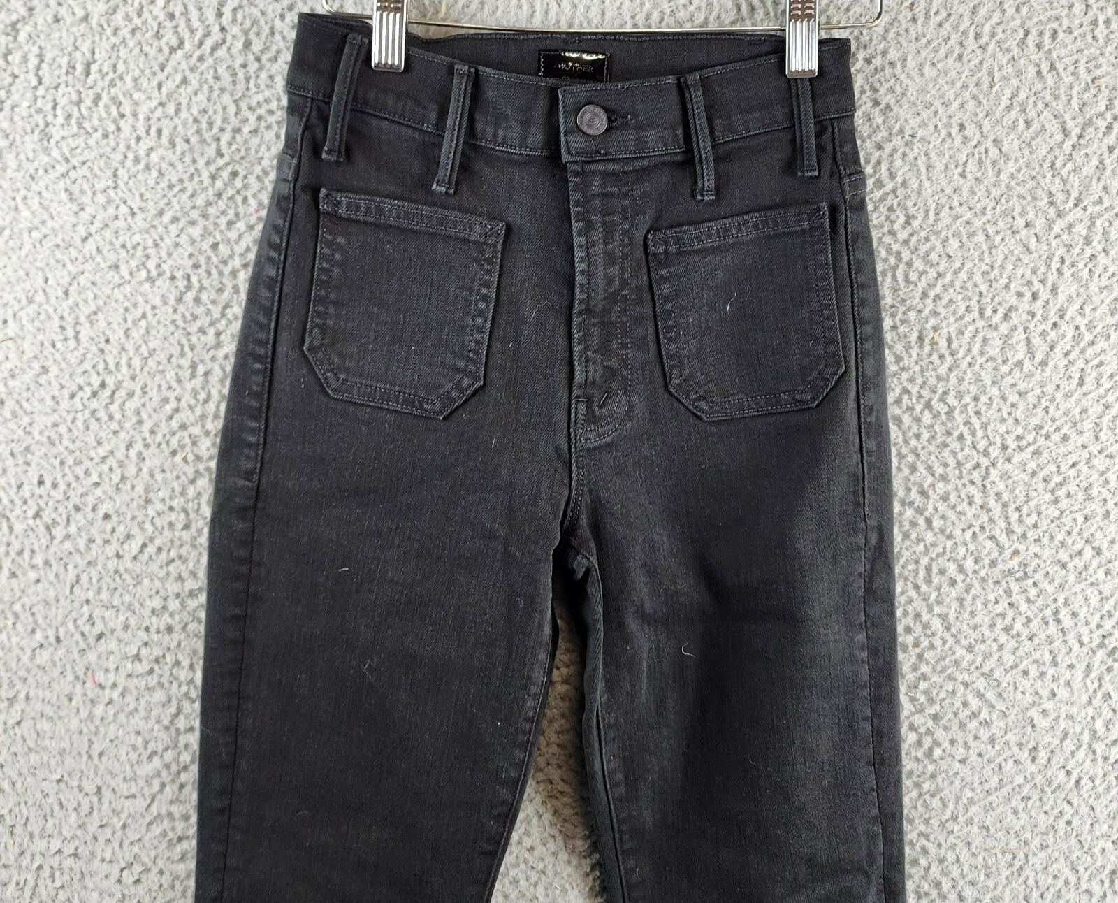 MOTHER The Patch Pocket Insider Ankle High Rise Jeans Womens 24 Pitch Button Zip - Picture 4 of 18