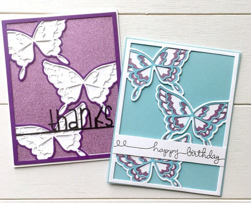 butterfly cover Metal Cutting die stackable card making SHIPS FROM CANADA