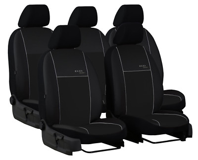 CITROEN BERLINGO 5 SEATS Mk3 2018 - 2024 ARTIFICIAL LEATHER TAILORED SEAT COVERS
