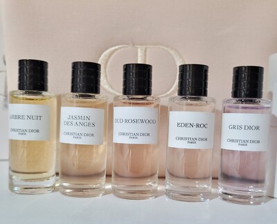 New Box 6pc DIOR La Collection Privee Perfume Oud Rosewood Jasmin Des Anges Eden