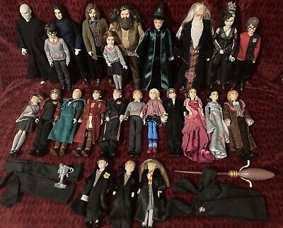Harry Potter Doll Lot Bellatrix Voldemort Ron Hermione Dumbledore McGonagall +