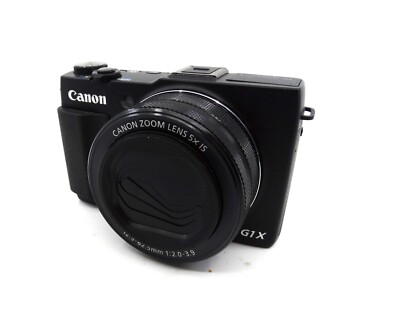 Canon PowerShot G1 X Mark II Condition-Black