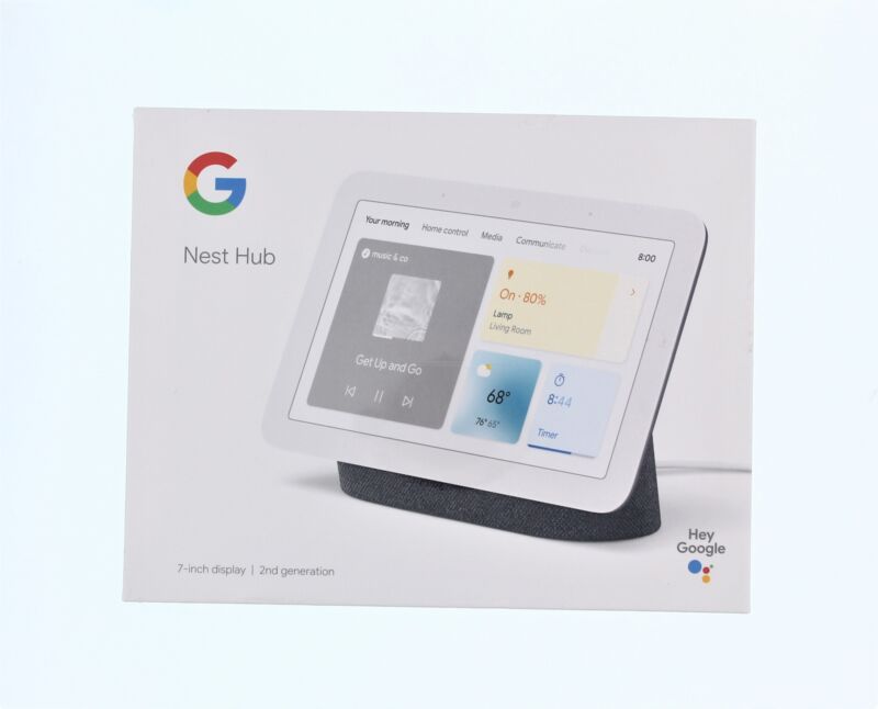 Google Nest Hub 7" 2nd Generation (Charcoal)