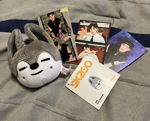 Stray Kids SKZOO STORE Mini Face Keyring Keychain Plush
