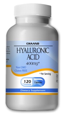 Hyaluronic Acid 400mg Serving 120 Capsules - =SALE= Ship from USA - CH