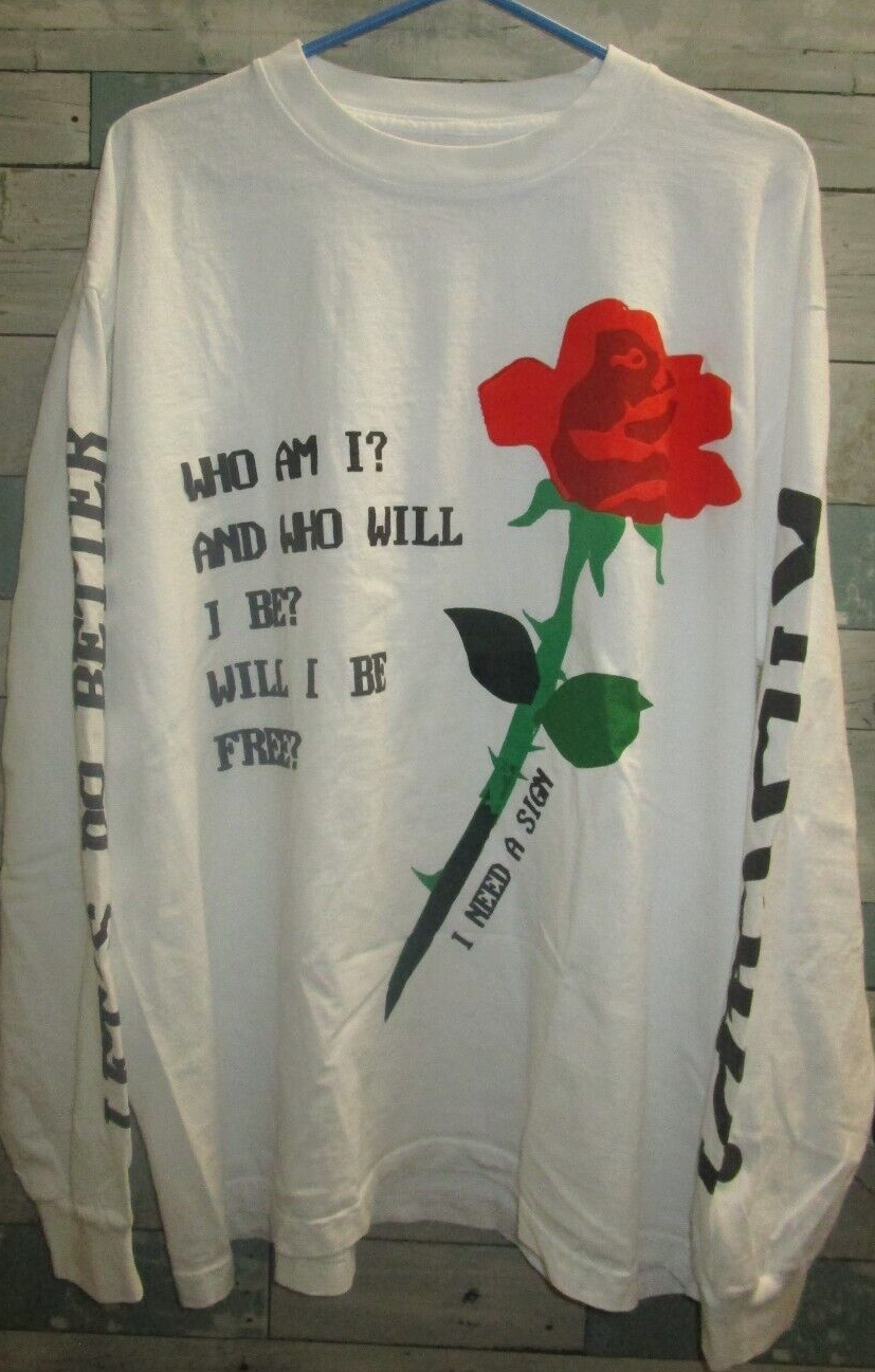 CPFM × KID CUDI Rose L/S Tee White XL | costaveras.com.br