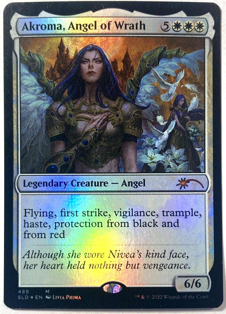 MTG Akroma, Angel of Wrath FOIL Secret Lair Drop 489 NM | eBay