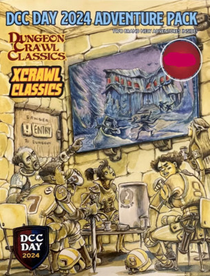 DCC Day 2024 Adventure Pack XCrawl Classics RPG Dungeon Crawl Classics DCC New!