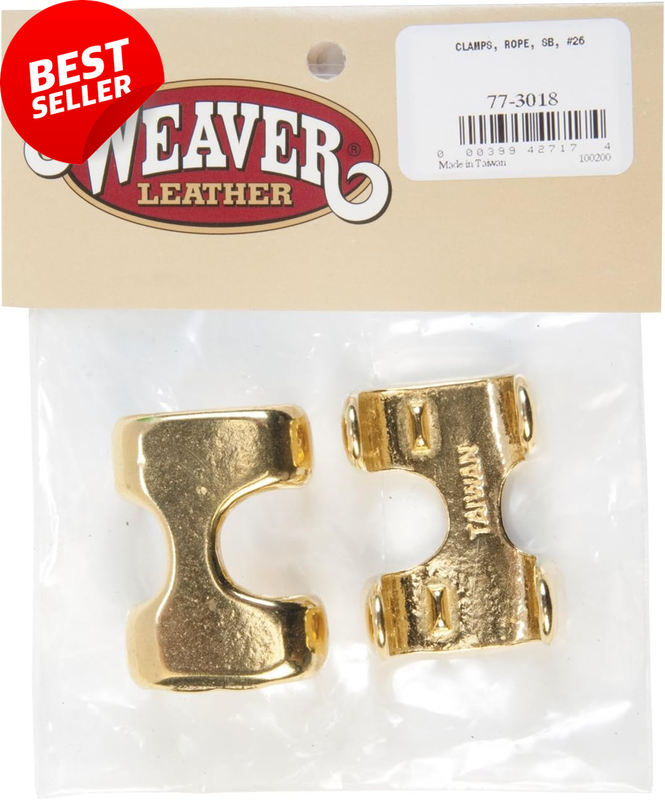Bagged 26 Rope Clamps, Solid Brass