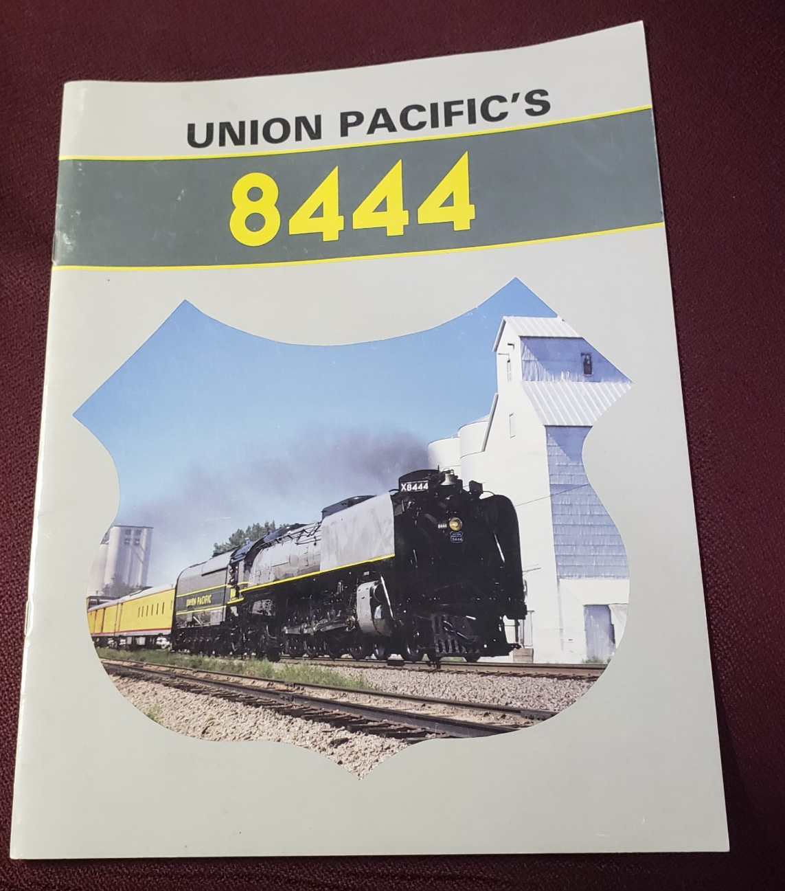 Union Pacific's 8444 Steam Engine Locomotive Railroad Train