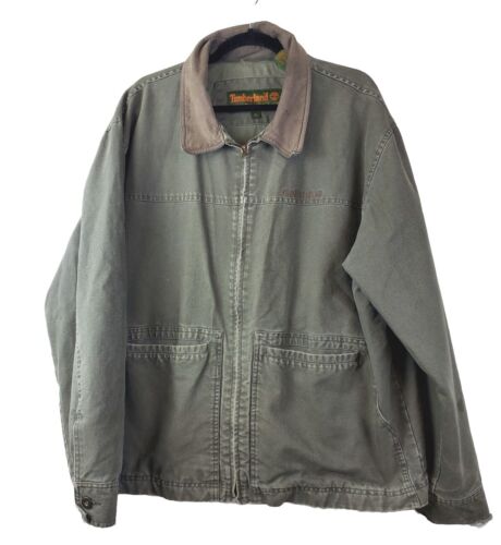 Vintage 2000 Timberland Weathergear Jacket XL Denim Cotton Vintage 2000 Timberland Weathergear Jacket XL Denim Cotton