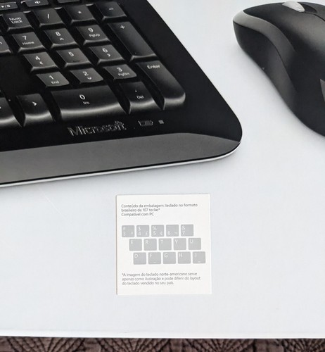 Microsoft Wireless 850 Desktop Keyboard PORTUGUESE/SPANISH PY9-00021 NEW!