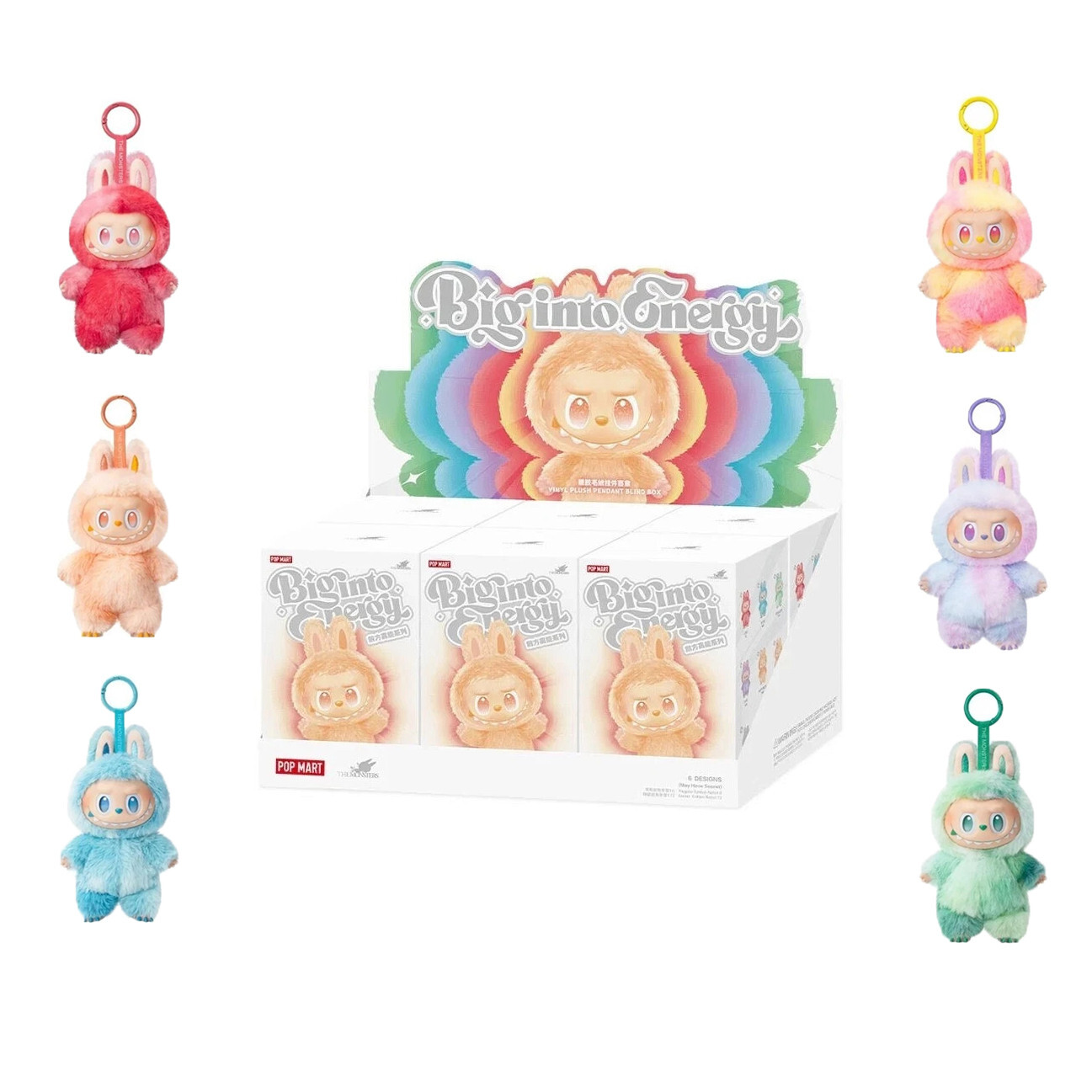 Authentic POP MART Labubu The Monsters Big Into Energy