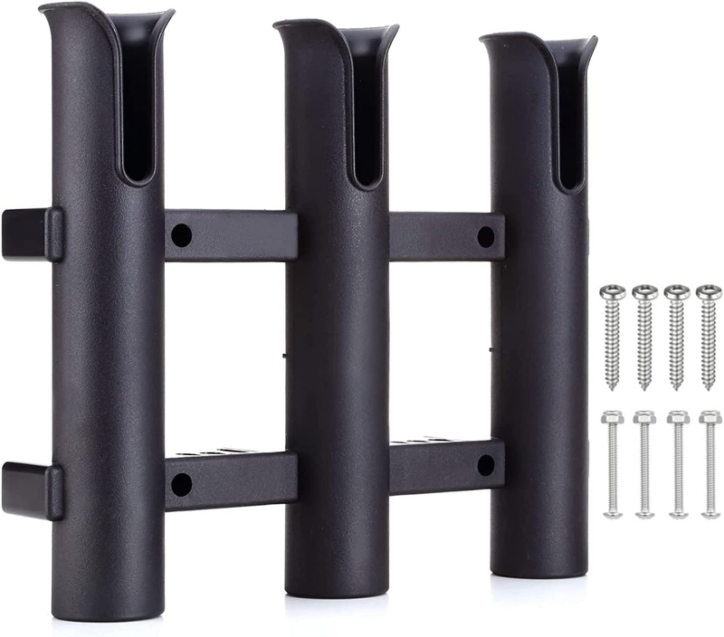 Fishing Rod Holder Bracket, Tube 3 Rod Rack, Fishing Rod for Boat Kayak Garage S