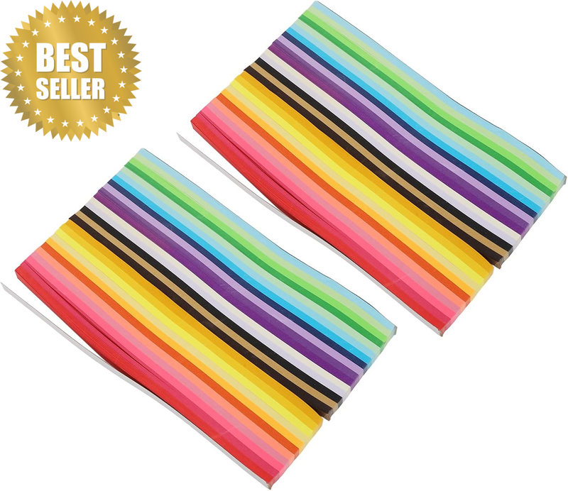Star Paper, Double Sided Folding Star Paper Strips, for School Arts Craft and DI