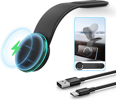 for Magsafe Car Mount Charger, 15W Wireless Car Charger Phone Holder, Magnetic.