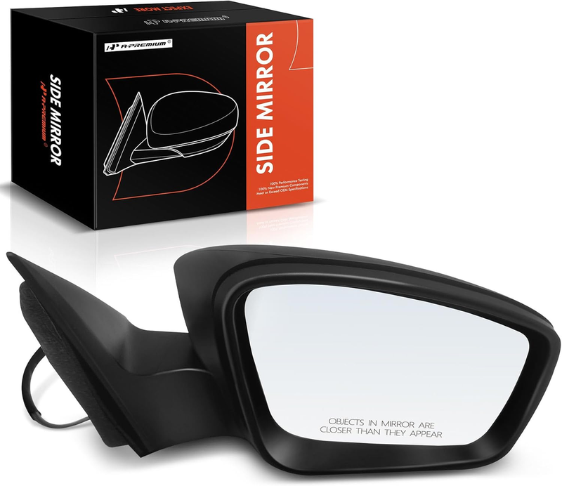 Passenger Side Manual Door Mirror for Volkswagen Jetta 2011 2012 2013 2014 2015