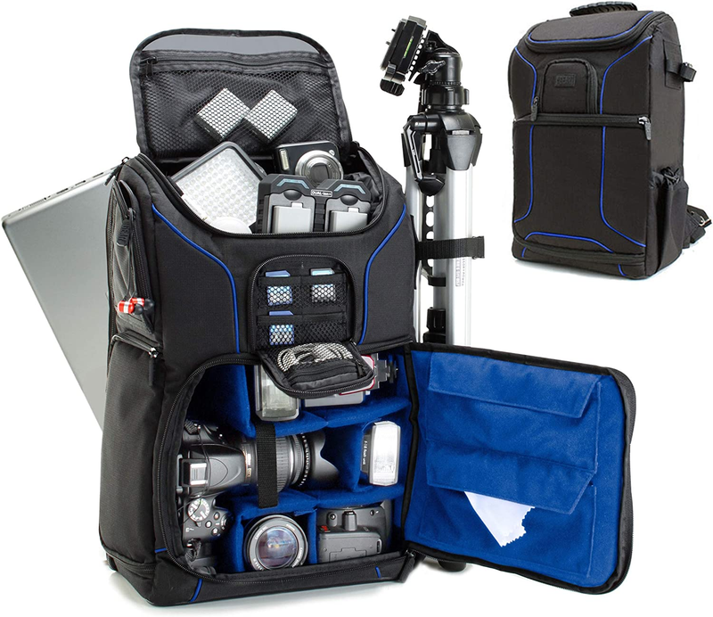 Case - 15.6 Inch Laptop Compartment, Padded Custom Dividers