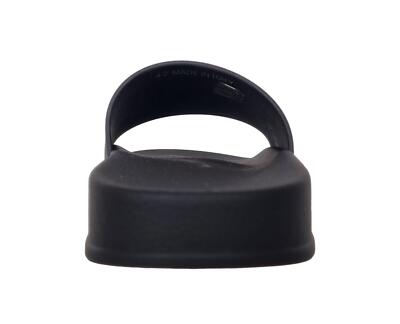Pre-owned Dsquared2 Men's Sandal Slides Slippers Icon Ffm0023 17205573 2124 Black