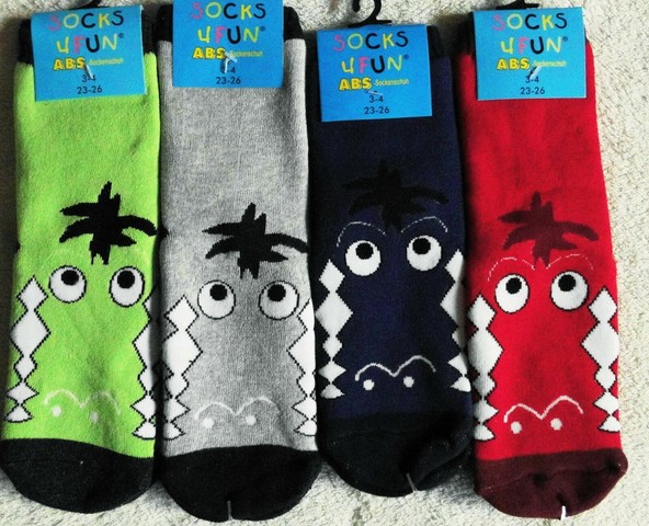 ABS Stopper Socken Fliesenflitzer Sockenschuhe Gr. 19/22 - 35/38