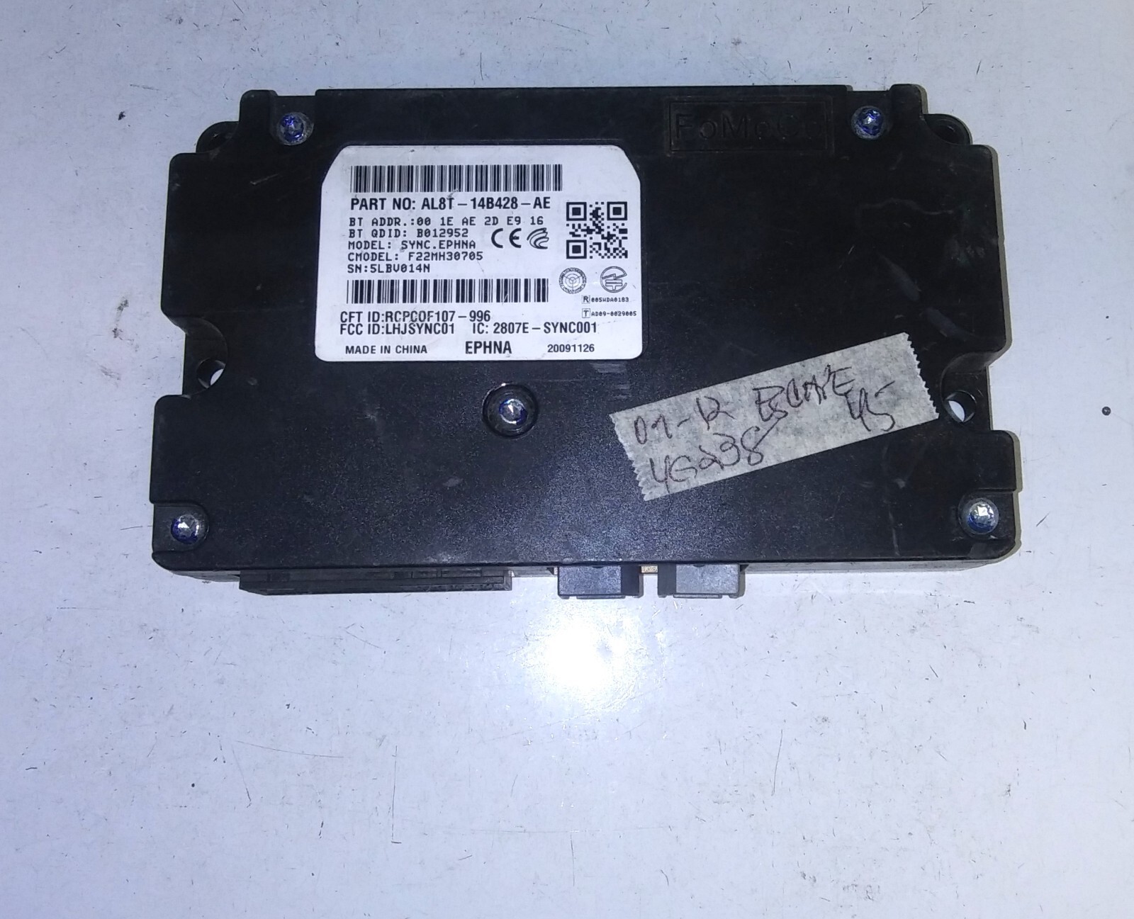 AL8T-14B428-AE Communication Control Module 2009-2012 Ford