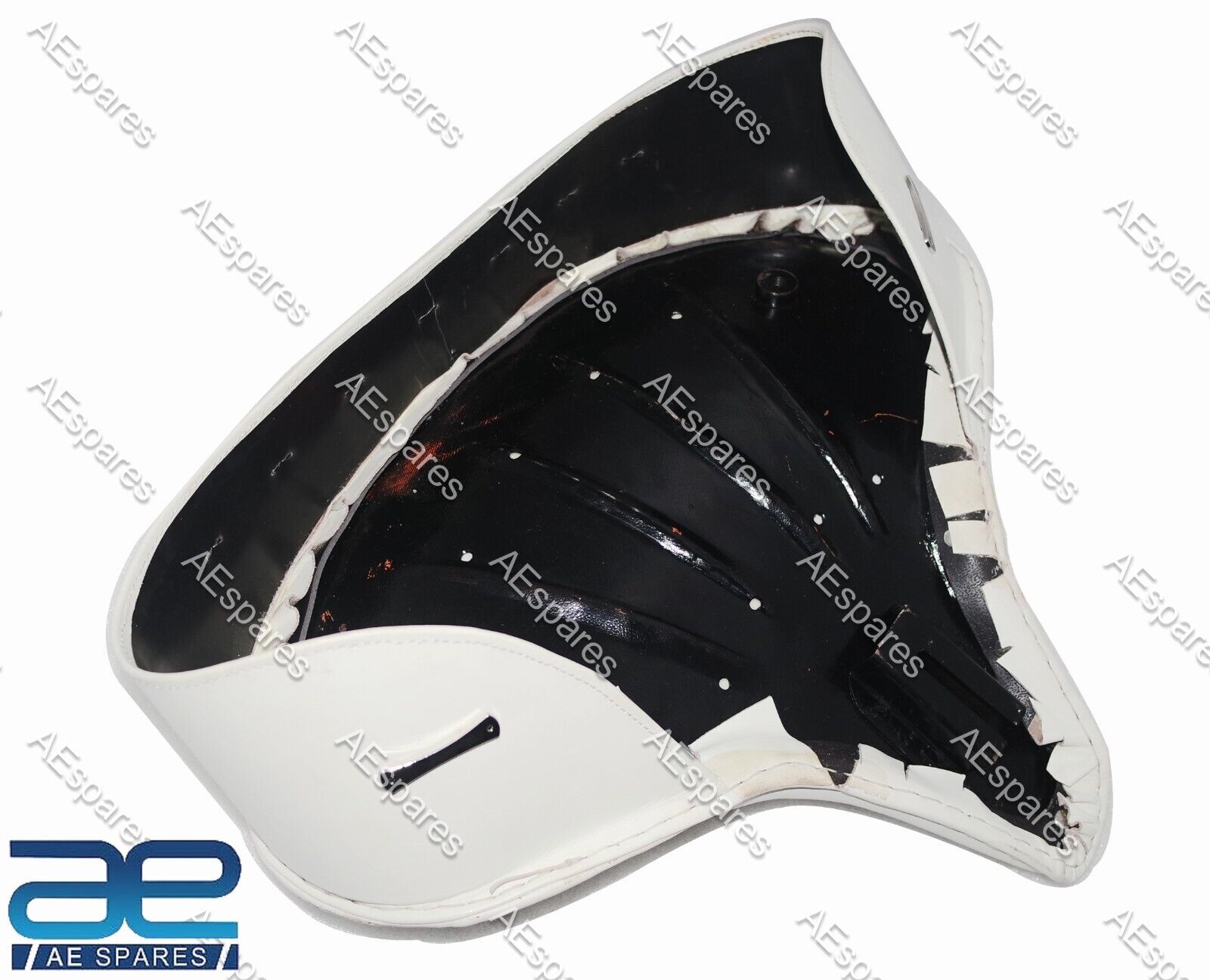 Police Solo Seat Leather White For Harley Shovelhead Bobber Chopper  