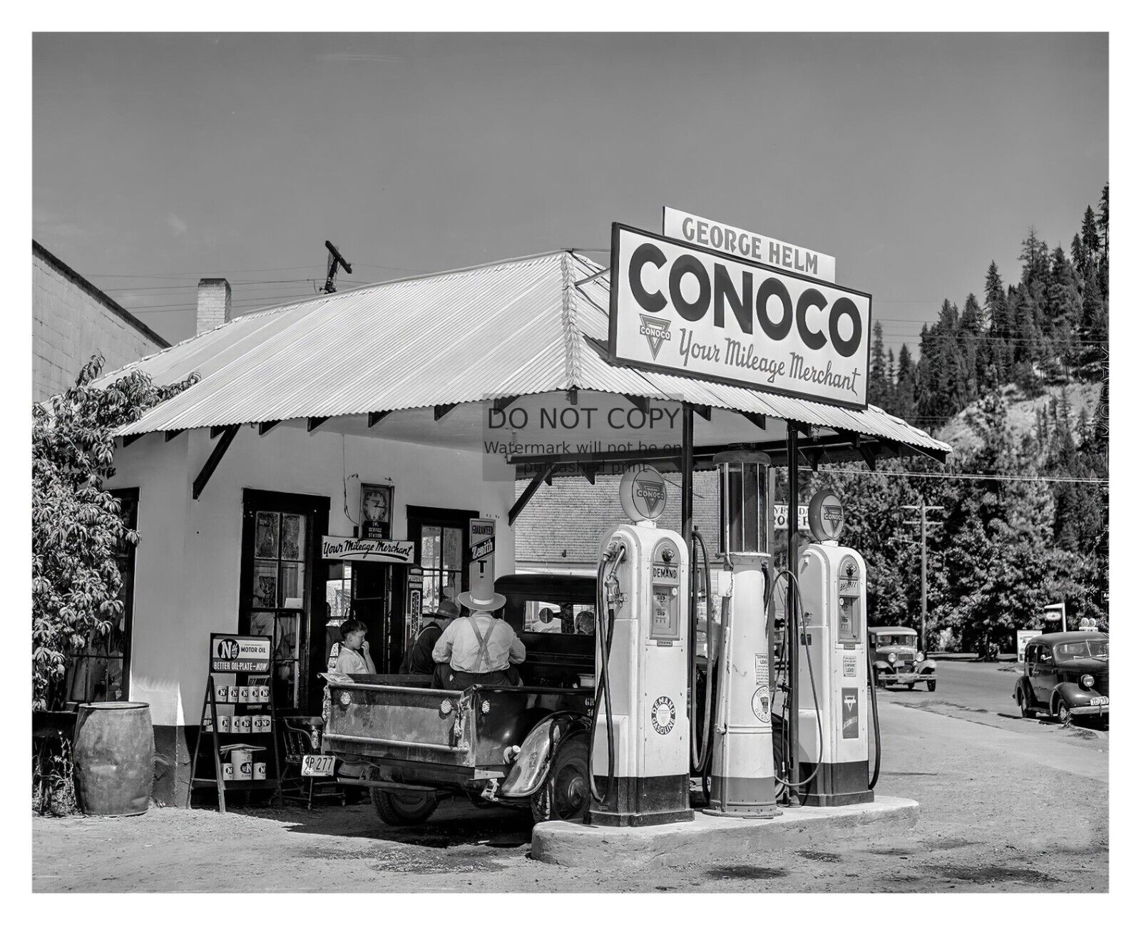 Vintage Conoco Outboard Motor Oil White Ceramic Mug Vintage Conoco Outboard Motor Oil White Ceramic Mug
