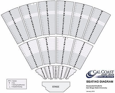 Sdsu Open Air Theatre Seating Chart