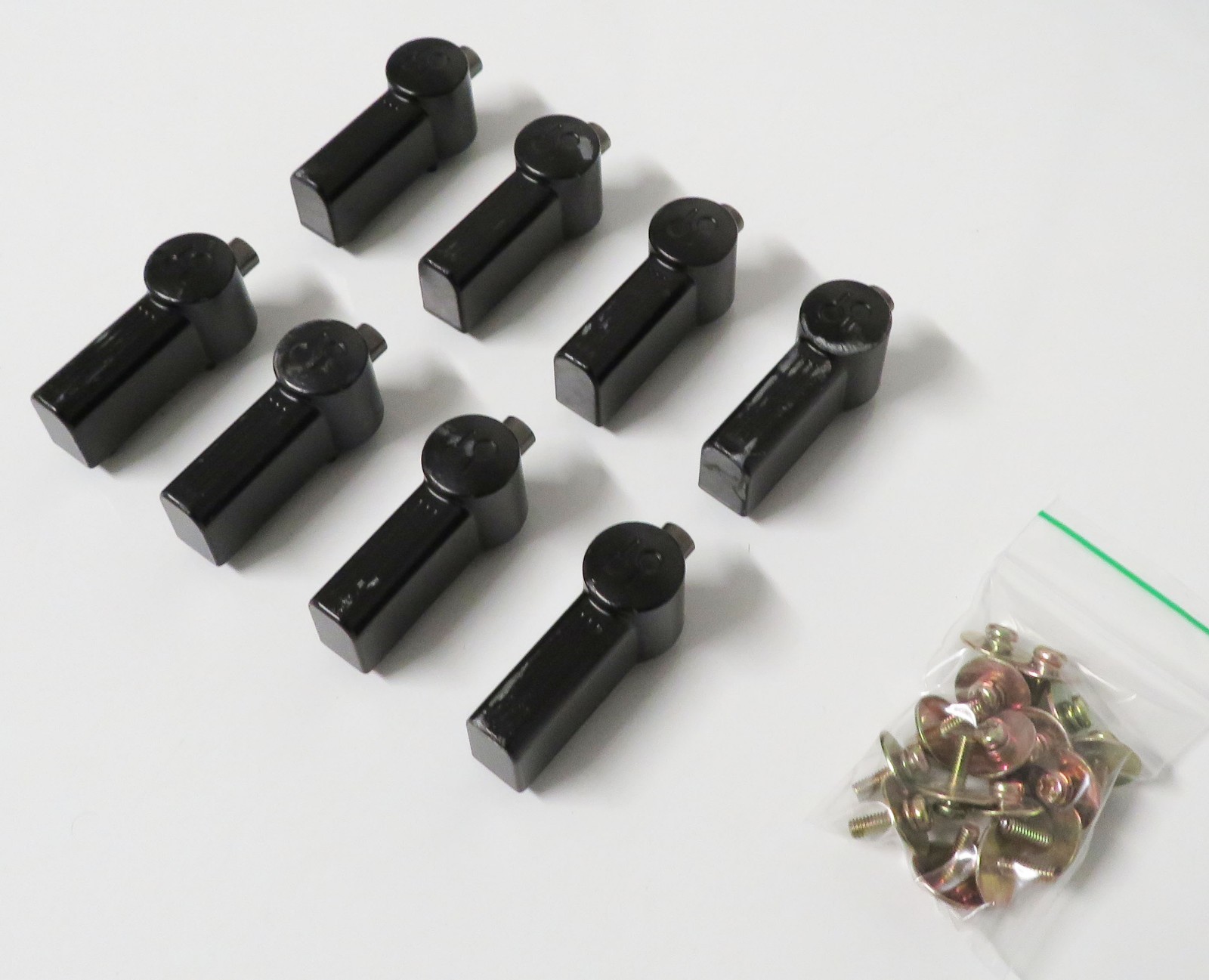 8 SONOR BLACK TOM or SNARE DRUM LUGS For Force 3007, 2007, 1007, Special Edition