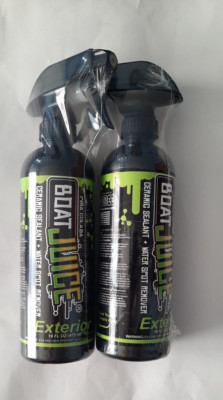 2 Pack Boat Juice 16OZ  Exterior Cleaner Ceramic SiO2 Sealant Water Spot Remover