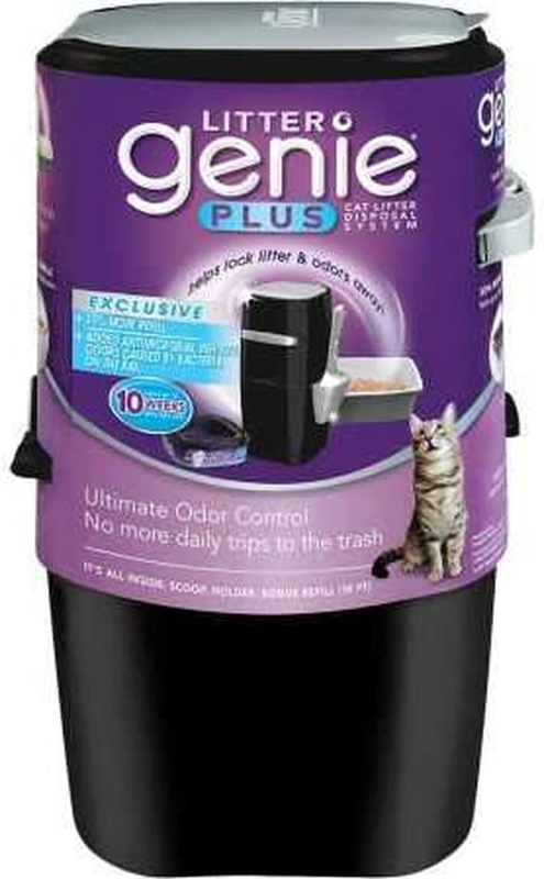 plus Pail, Ultimate Cat Litter Disposal System, Locks Away O