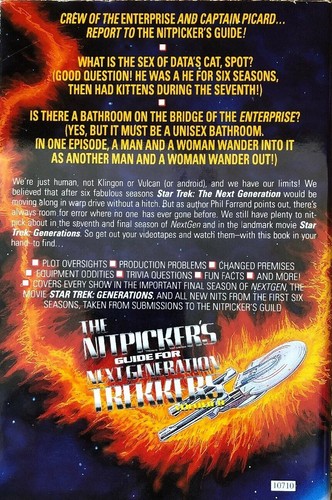 The Nitpickers Guide For Next Generation Trekkers Volume Two Hardcover Edition