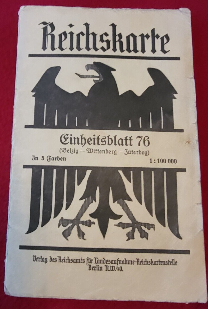 REICHSKARTE - Einheitsblatt 76 - BELZIG - WITTENBERG - 1923 * aus Samlung*