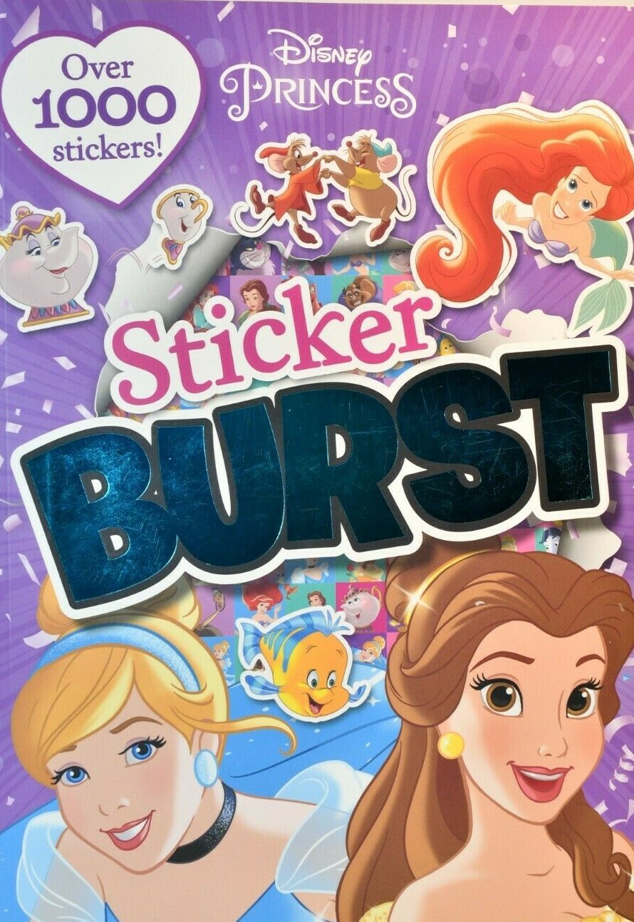 さくらいりんご　Disney PRINCESS DAYS Disney Princess Sparkly Stickers 300 Dream Coloring Book