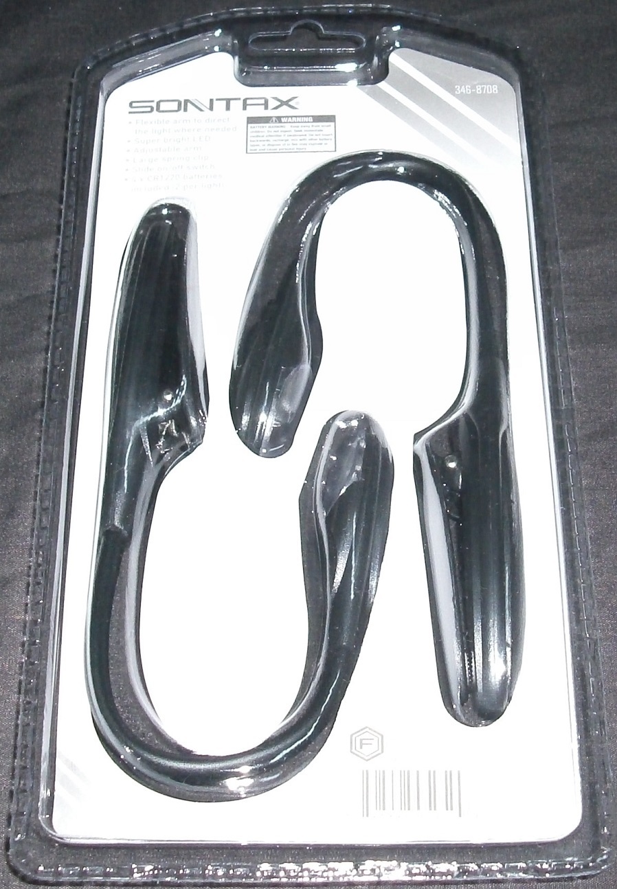 Sontax 2 Pack LED Book Lights, Booklights, Super Bright, Adjustable Arm