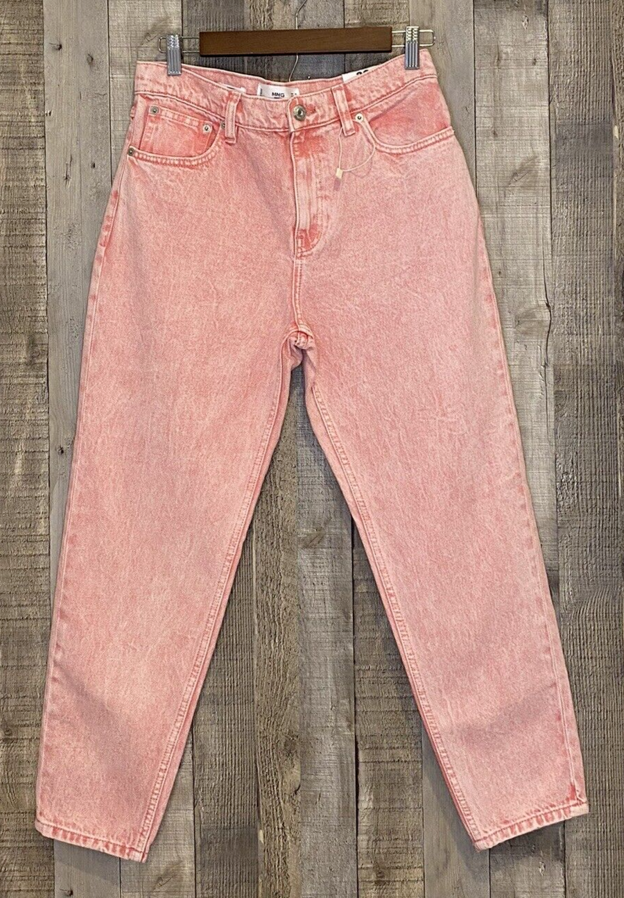 pois one wash denim(ピンク) ¥24,800 税込 130cmあり／ウエストホック】サイドカットデニム（デニムパンツ